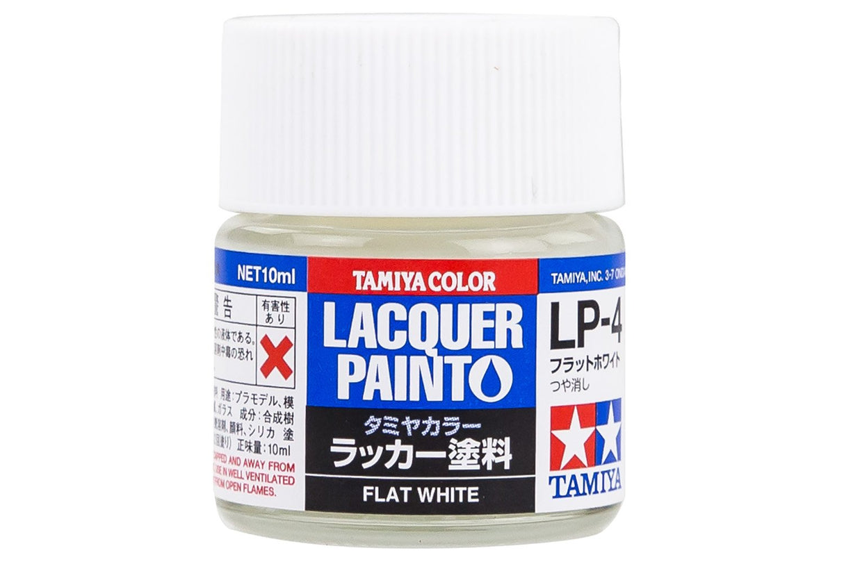 Tamiya Lp-4 Lacquer Paint Flat White Tamiya PAINT, BRUSHES & SUPPLIES