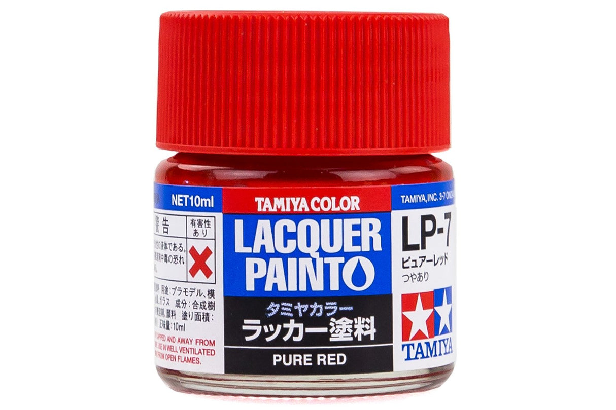 Tamiya Lp-7 Lacquer Paint Pure Red Tamiya PAINT, BRUSHES & SUPPLIES