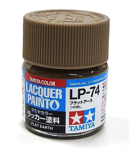 TAMIYA LP-74 Flat Earth Tamiya PAINT, BRUSHES & SUPPLIES