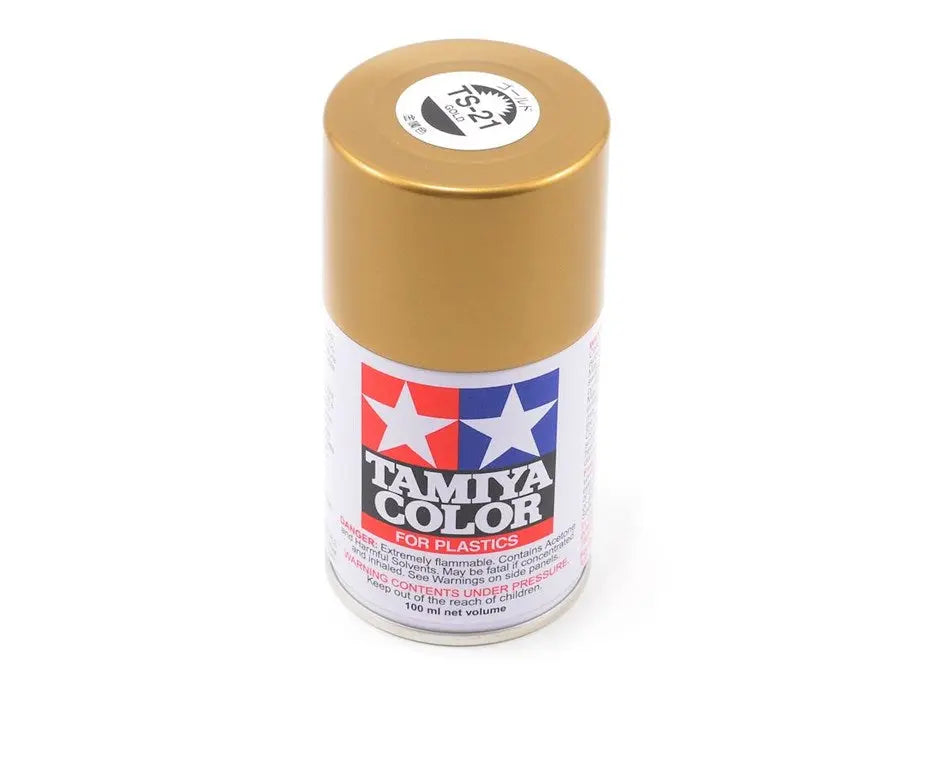 Tamiya TS-21 Spray Gold Tamiya PAINT, BRUSHES & SUPPLIES