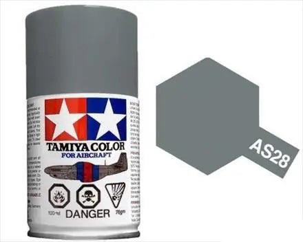 Tamiya AS-28 Medium Gray Spray Tamiya PAINT, BRUSHES & SUPPLIES