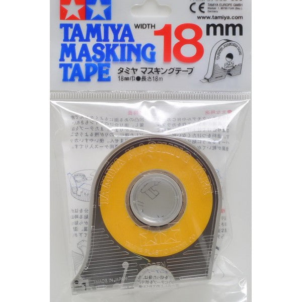 Tamiya 18Mm Masking Tape In Dispenser Tamiya PAINT, BRUSHES & SUPPLIES