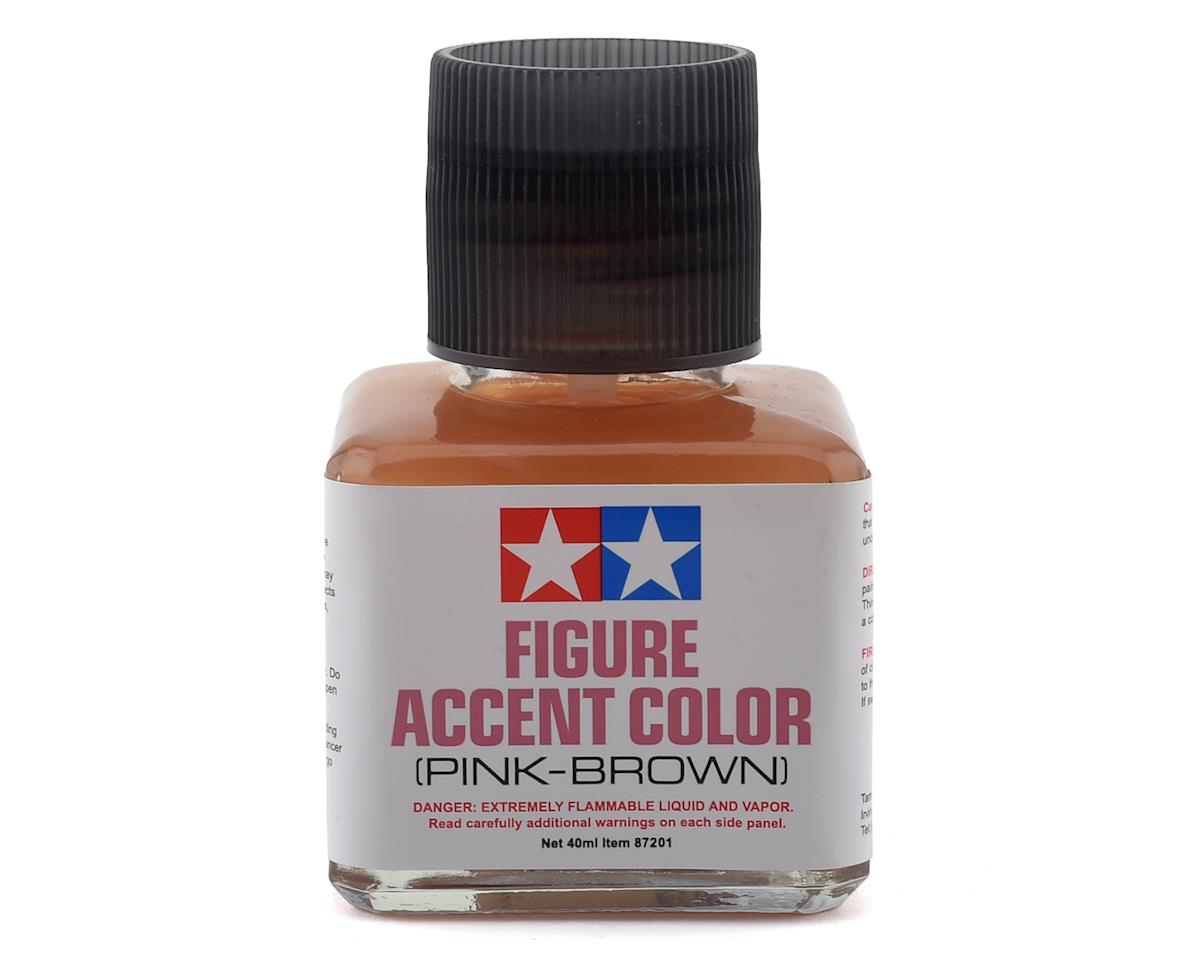 Tamiya 87201 Figure Accent Color (Pink-Brown) 40ml - Hobbytech Toys