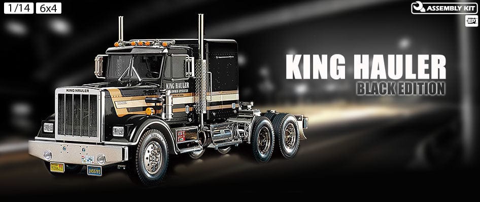 Tamiya 1/14 King Hauler Black Edition Kit Tamiya RC CARS