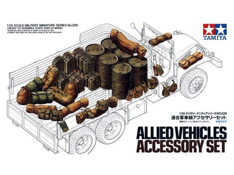 Tamiya 1/35 Allied Vehicles Accessory Set Tamiya PLASTIC MODELS