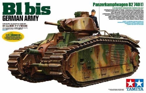 Tamiya 1/35 B1 Bis German Army Tamiya PLASTIC MODELS