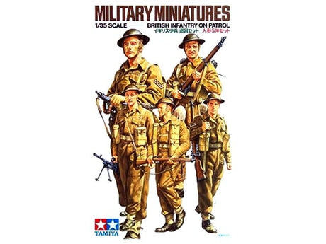 Tamiya 1/35 British Infantry On Patrol Tamiya PLASTIC MODELS