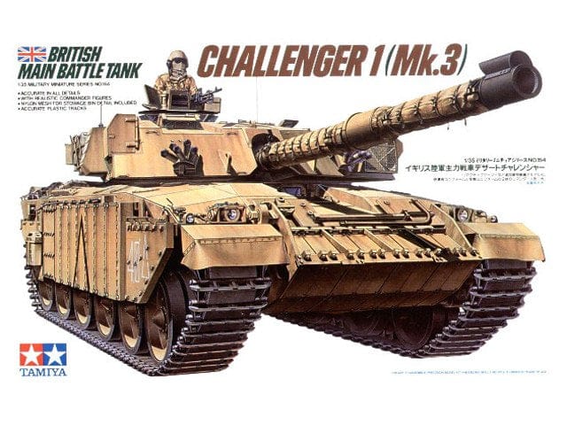 Tamiya 1/35 Challanger 1 Mk3 Tamiya PLASTIC MODELS