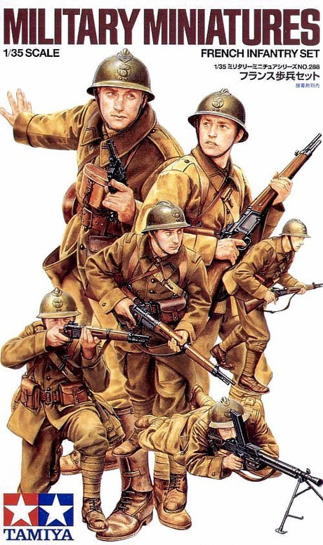 Tamiya 1/35 French Infantry Set Tamiya PLASTIC MODELS