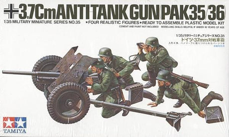 Tamiya 1/35 German 37Mm Anti Tank Gun Tamiya PLASTIC MODELS
