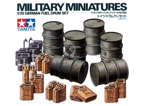 Tamiya 1/35 German Fuel Drum Set Tamiya PLASTIC MODELS