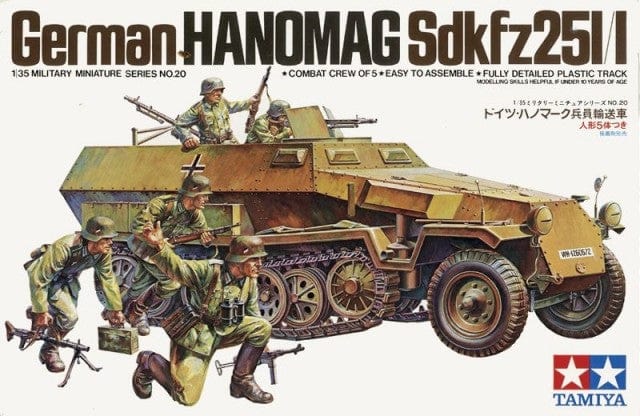 Tamiya 1/35 German Hanomag Sdkfz25I/I Tamiya PLASTIC MODELS