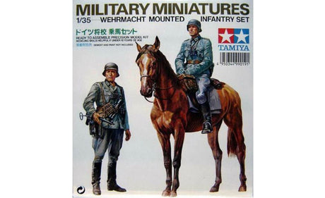 Tamiya 1/35 German Wermacht Mounted Infantry Set Tamiya PLASTIC MODELS