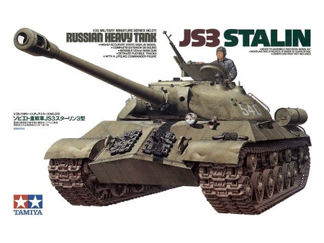 Tamiya 1/35 Js3 Stalin Russian Heavy Tank Tamiya PLASTIC MODELS