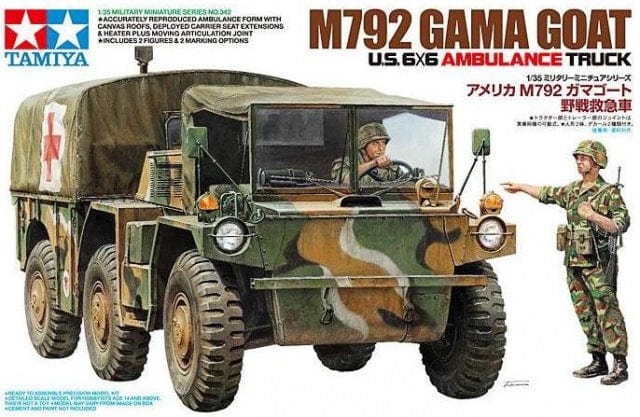 Tamiya 1/35 M792 Gama Goat Us 6X6 Ambulance Truck Tamiya PLASTIC MODELS