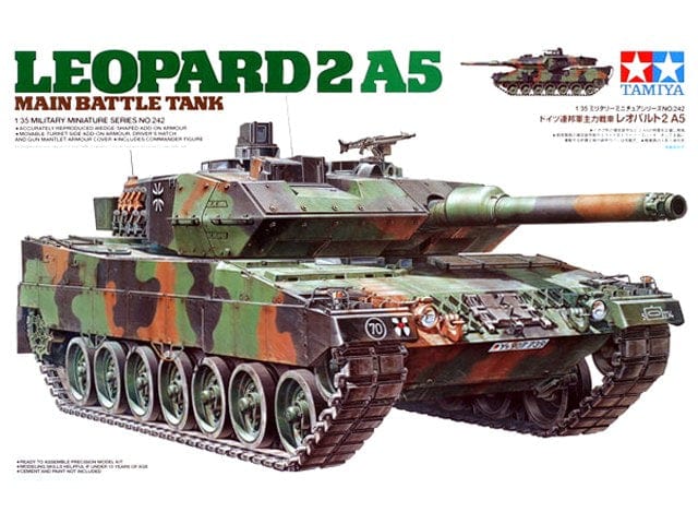 Tamiya 1/35 Model Tank Leopard 2 A5 Tamiya PLASTIC MODELS