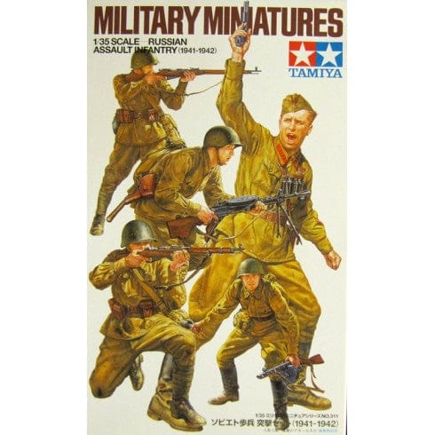 Tamiya 1/35 Russian Assault Infantry Military Miniatures Tamiya PLASTIC MODELS