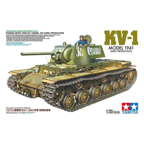 Tamiya 1/35 Russian Heavy Tank KV-1 Model 1941 Tamiya PLASTIC MODELS