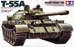 Tamiya 1/35 T-55A Soviet Tank Tamiya PLASTIC MODELS
