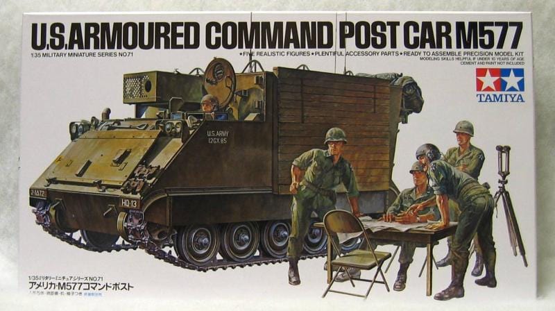 Tamiya 1/35 Us Armoured Command Port Car M577 Tamiya PLASTIC MODELS