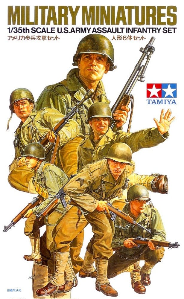 Tamiya 1/35 Us Army Assult Infantry Set Tamiya PLASTIC MODELS