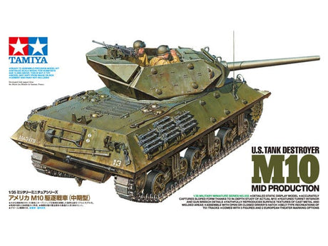 Tamiya 1/35 Us Destroyer M10 Mid Production Tamiya PLASTIC MODELS