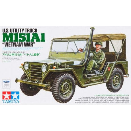 Tamiya 1/35 Us Utility Truck M151A1 Vietnam War Tamiya PLASTIC MODELS