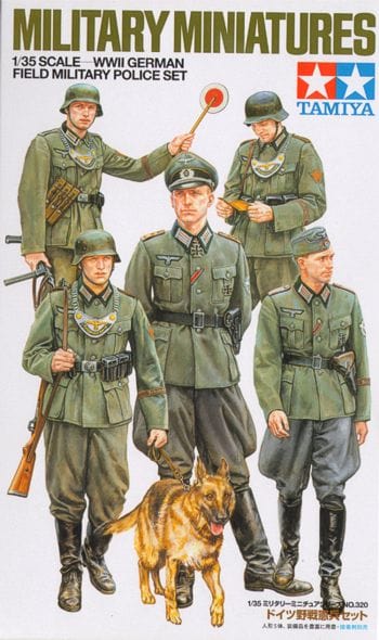 Tamiya 1/35 Wwii German Field Military Police Set Tamiya PLASTIC MODELS