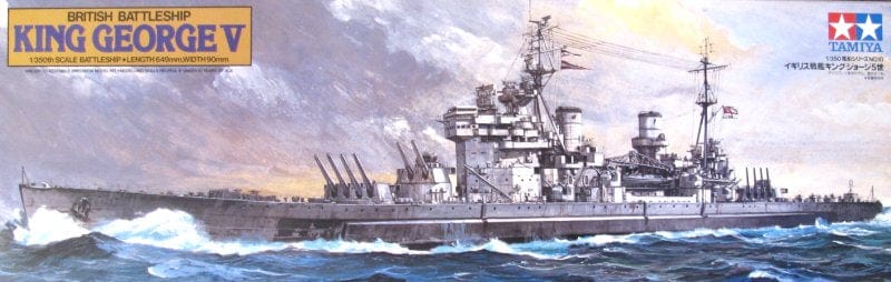 Tamiya 1/350 King George V British Battleship Tamiya PLASTIC MODELS