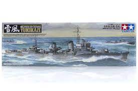 Tamiya 1/350 Yukikaze Japanese Destroyer Tamiya PLASTIC MODELS