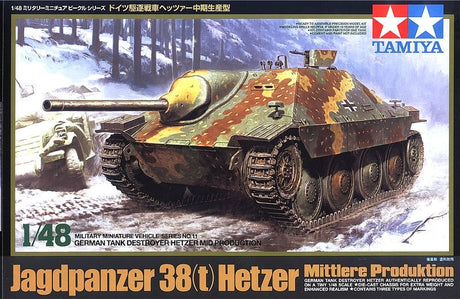 Tamiya 1/48 Jagdpanzer 38(T) Hetzer Tamiya PLASTIC MODELS