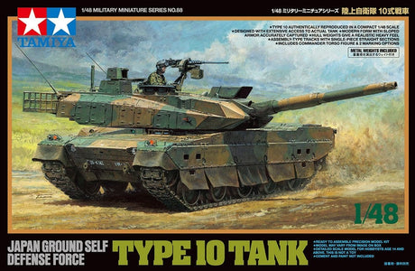 Tamiya 1/48 Jgsdf Type 10 Tank Tamiya PLASTIC MODELS