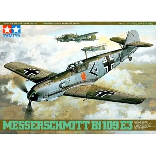 Tamiya 1/48 Messerschmitt Bf109 E3 Tamiya PLASTIC MODELS