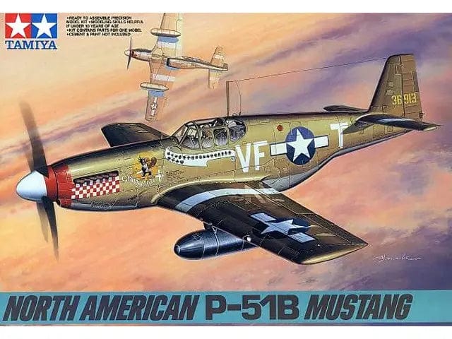 Tamiya 1/48 North American P-51B Mustang Tamiya PLASTIC MODELS
