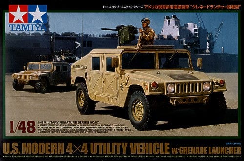 Tamiya 1/48 Us Modern 4X4 Utility Vehicle With Grendae Launcher Tamiya PLASTIC MODELS