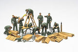 Tamiya 1/48 Wwii German Tank Crew Field Maintenance Set Tamiya PLASTIC MODELS