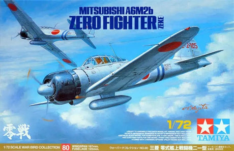 Tamiya 1/72 Mitsubishi A6M2B Zero Fighter Tamiya PLASTIC MODELS