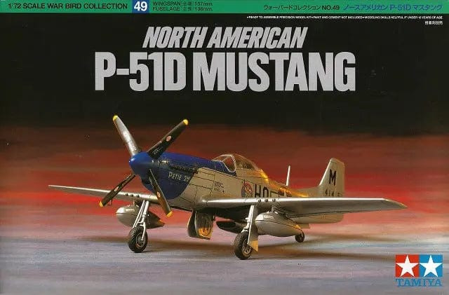Tamiya 1/72 North American P-51D Mustang Tamiya PLASTIC MODELS
