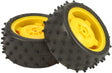 Tamiya 19400239 Rear Tyres & Yellow Wheels For 58340 Pair Tamiya RC CARS - PARTS