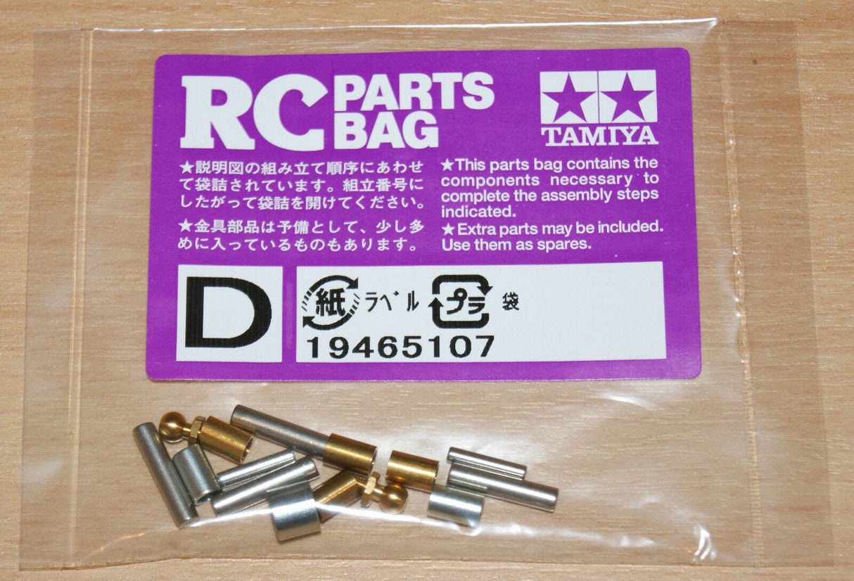 Tamiya 9465107 Screw Bag D Tamiya RC CARS - PARTS