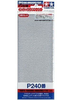 Tamiya 87093 P240 Finishing Abrasive Tamiya TOOLS