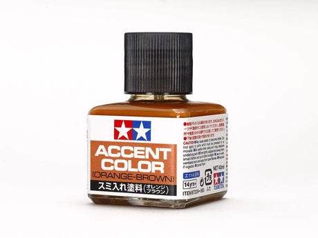 Tamiya Accent Colour Orange-Brown Tamiya PAINT, BRUSHES & SUPPLIES