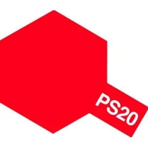 Tamiya PS-20 Spray Fluorescent Red Tamiya PAINT, BRUSHES & SUPPLIES