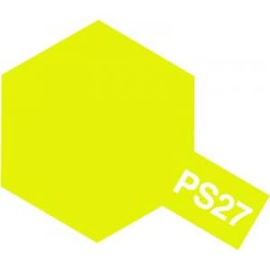 Tamiya PS-27 Spray Fluorescent Yellow Tamiya PAINT, BRUSHES & SUPPLIES