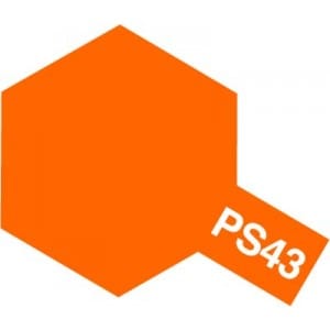 Tamiya PS-43 Pc Spray Translucent Orange Tamiya PAINT, BRUSHES & SUPPLIES