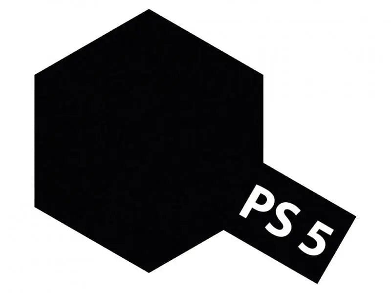 Tamiya PS-5 Spray Black Tamiya PAINT, BRUSHES & SUPPLIES