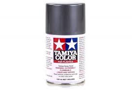 Tamiya TS-100 Semi Gloss Bright Gun Metal Tamiya PAINT, BRUSHES & SUPPLIES