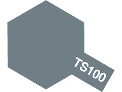 Tamiya TS-100 Semi Gloss Bright Gun Metal Tamiya PAINT, BRUSHES & SUPPLIES