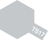 Tamiya TS-17 Spray Gloss Aluminium Tamiya PAINT, BRUSHES & SUPPLIES