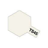 Tamiya TS-45 Spray Pearl White Tamiya PAINT, BRUSHES & SUPPLIES